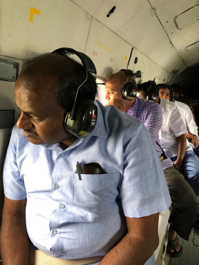 ಕೊಡಗು ಪರಿಸ್ಥಿತಿ ಮಾಹಿತಿ ಪಡೆದ ರಾಷ್ಟ್ರಪತಿ:ವೈಮಾನಿಕ ಸಮೀಕ್ಷೆ ನಡೆಸಿದ ಮುಖ್ಯಮಂತ್ರಿ