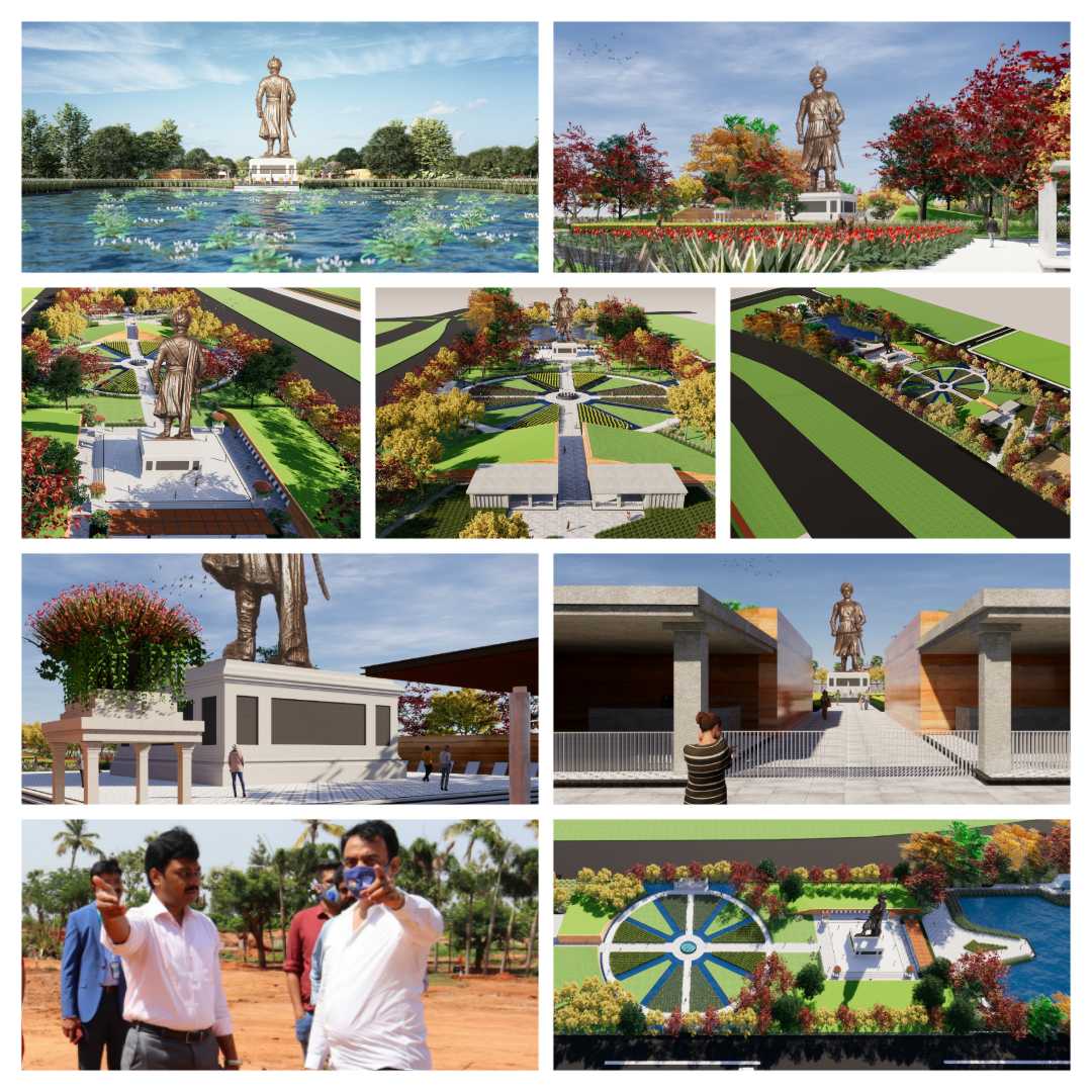 ವಿಮಾನ ನಿಲ್ದಾಣದಲ್ಲಿ ಕೆಂಪೇಗೌಡರ ಪ್ರತಿಮೆ, ಸೆಂಟ್ರಲ್ ಪಾರ್ಕ್ ಕಾಮಗಾರಿಗೆ ಇಂದು ಸಿಎಂ ಭೂಮಿಪೂಜೆ