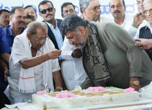 ಶಾಮನೂರು ಶಿವಶಂಕರಪ್ಪ ಕಾಂಗ್ರೆಸ್ ಪಕ್ಷಕ್ಕೆ ದೊಡ್ಡ ಶಕ್ತಿ:ಡಿಕೆ ಶಿವಕುಮಾರ್