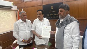 ಭದ್ರಾ ಮೇಲ್ದಂಡೆ ಯೋಜನೆ; ಅನುದಾನ ನೀಡುವಂತೆ ಜಲಶಕ್ತಿ ಸಚಿವರಿಗೆ ಮನವಿ