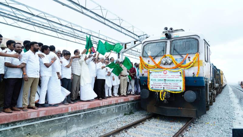 ಬೆಂಗಳೂರು–ಹುಬ್ಬಳ್ಳಿ ರೈಲು ಸಿಂಧನೂರವರೆಗೆ ವಿಸ್ತರಣೆ: ಸೋಮಣ್ಣ ಹಸಿರು ನಿಶಾನೆ