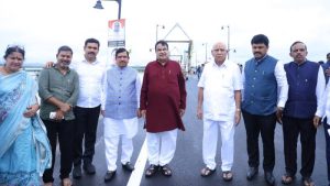 ದೇಶದ ಎರಡನೇ ಅತಿ ಉದ್ದದ ಕೇಬಲ್ ಆಧಾರಿತ ಸೇತುವೆ ಲೋಕಾರ್ಪಣೆ; ಸಿಗಂದೂರು ಚೌಡೇಶ್ವರಿ ದೇವಿ ಹೆಸರು ಪ್ರಕಟಿಸಿದ‌ ಗಡ್ಕರಿ