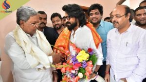 ಸಿಎಂ ಸಿದ್ದರಾಮಯ್ಯ ಭೇಟಿ ಮಾಡಿದ ರಾಮ್ ಚರಣ್ ತೇಜ
