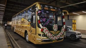 KSRTC FLY BUS-ರಸ್ತೆ ಮೇಲೂ ವಿಮಾನ ಪ್ರಯಾಣದ ಅನುಭವ ನೀಡುತ್ತದೆ ಕೆಎಸ್‌ ಆರ್ಟಿಸಿ ಫ್ಲೈ ಬಸ್.