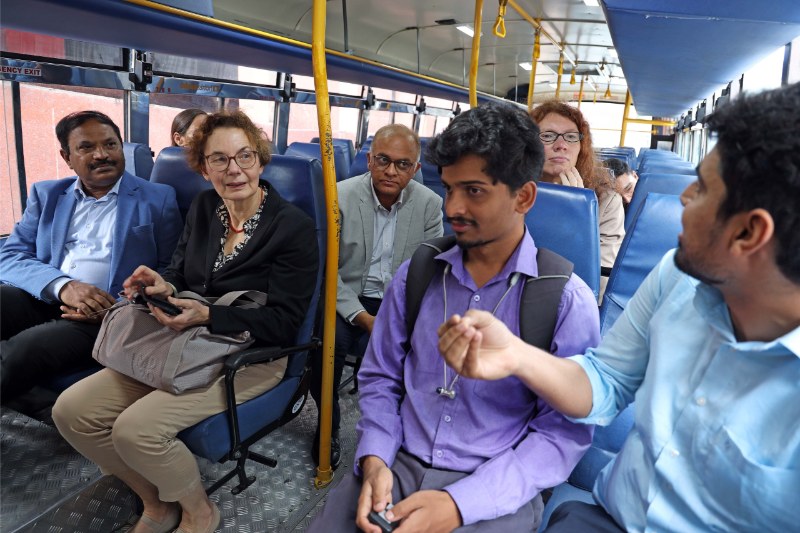 ಕೆಎಸ್ಆರ್ಟಿಸಿಯ ಧ್ವನಿ ಸ್ಪಂದನ – ಆನ್‌ಬೋರ್ಡ್ ವ್ಯವಸ್ಥೆಗೆ ಜರ್ಮನ್ ನಿಯೋಗದ ಮೆಚ್ಚುಗೆ