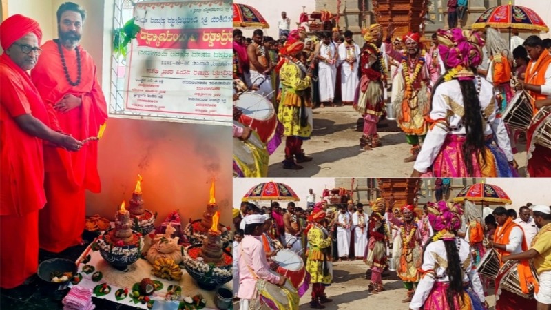 ಅಮ್ಮಿನಬಾವಿ: ಅದ್ಧೂರಿಯಾಗಿ ಜರುಗಿದ ವೀರಭದ್ರ ದೇವರ ಸಾಮೂಹಿಕ ಗುಗ್ಗಳ ಮಹೋತ್ಸವ