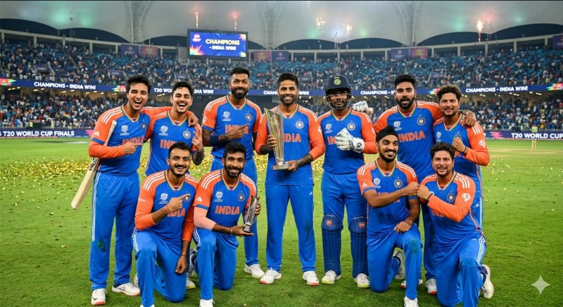  “ಸಂಜು ಬ್ಯಾಟಿಂಗ್ ಅಬ್ಬರ, ಬುಮ್ರಾ ಬೌಲಿಂಗ್ ಜಾದೂ: ವಿಶ್ವಕಪ್ ಫೈನಲ್‌ನಲ್ಲಿ ಭಾರತಕ್ಕೆ ಐತಿಹಾಸಿಕ ಗೆಲುವು”