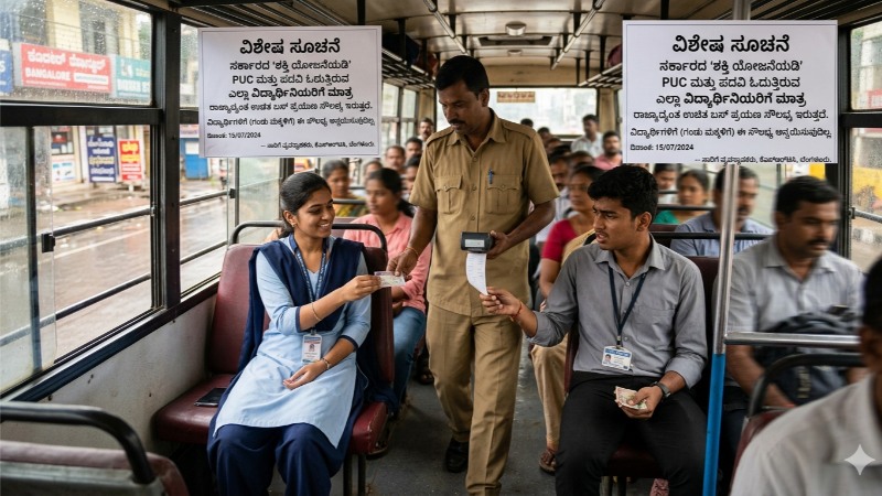 ಪಿಯುಸಿವರೆಗಿನ ಗಂಡು ಮಕ್ಕಳಿಗೆ ಉಚಿತ ಪ್ರಯಾಣ ಇಲ್ಲ! ವೈರಲ್ ಸುದ್ದಿಗೆ ಸಾರಿಗೆ ನಿಗಮದ ಸ್ಪಷ್ಟನೆ