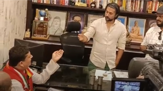 ನಟ ಚೇತನ್ ಅಹಿಂಸಾ ಮನೆಗೆ ಅಣ್ಣಾವ್ರ ಅಭಿಮಾನಿಗಳ ಮುತ್ತಿಗೆ:ಕಡೆಗೂ ಕ್ಷಮೆಯಾಚನೆ