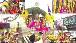 ಶಿವಮೊಗ್ಗದಲ್ಲಿ ಭಕ್ತಿ ಸಡಗರದಿಂದ ಜರುಗಿದ ಪಂಚಪೀಠಾಧೀಶ್ವರರ ಅಡ್ಡಪಲ್ಲಕ್ಕಿ ಮಹೋತ್ಸವ!