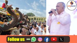 ಶಿವಮೊಗ್ಗ ದಸರಾ ಆನೆ ಅವಘಡ: ಮುಂದಿನ ಜಂಬೂಸವಾರಿಗೂ ಮುನ್ನ ಆನೆಗಳಿಗೆ 20ರಿಂದ 30 ದಿನ ಕಡ್ಡಾಯ ತಾಲೀಮು ನಡೆಸಲು ಸಚಿವ ರಾಮಲಿಂಗಾ ರೆಡ್ಡಿ ಸೂಚನೆ